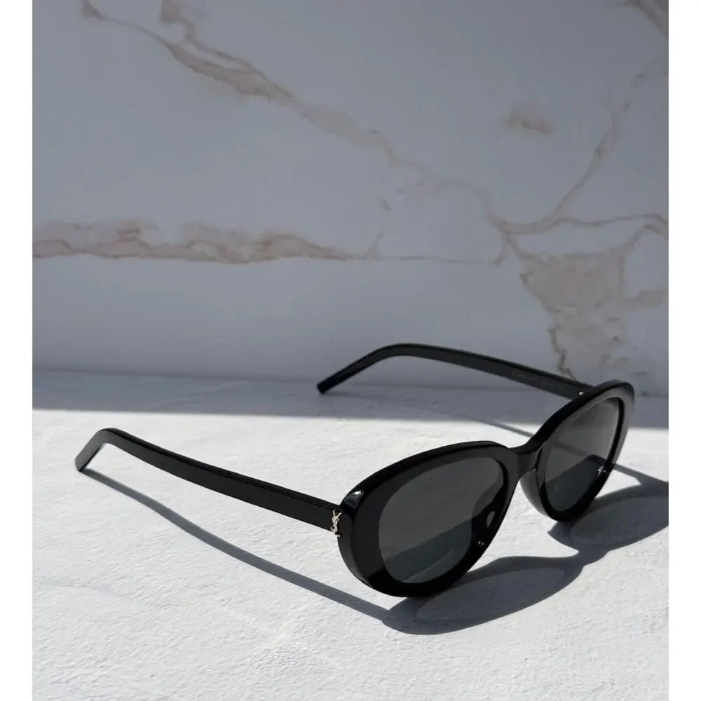 NEW Saint Laurent SL M154 Cat Eye Sunglasses in Black